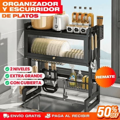 Escurridor De Platos Con Almacenamiento