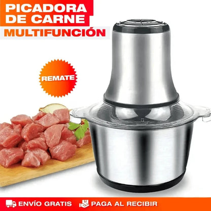 MOLINO PICADOR ELÉCTRICO ACERO INOXIDABLE 🔥2 LITROS🔥 (TAMAÑO GRANDE)