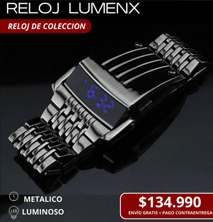 LumenX – El Reloj Que Eleva Tu Estilo Cada Día