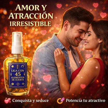 Perfume Liga 45 Elementos De La Suerte + Oración