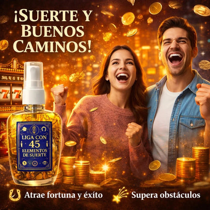 Perfume Liga 45 Elementos De La Suerte + Oración