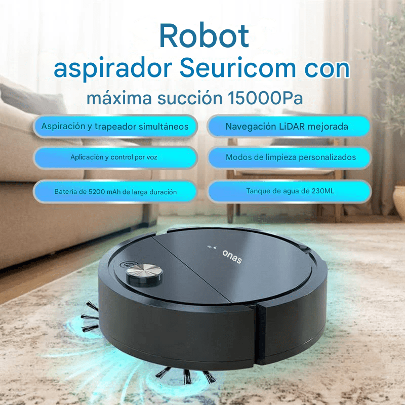 AutoClean Pro -🧹Aspiradora robot Seurico