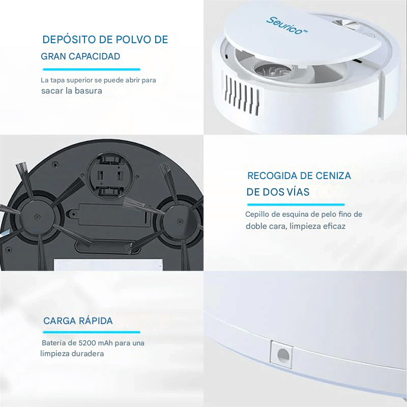 AutoClean Pro -🧹Aspiradora robot Seurico